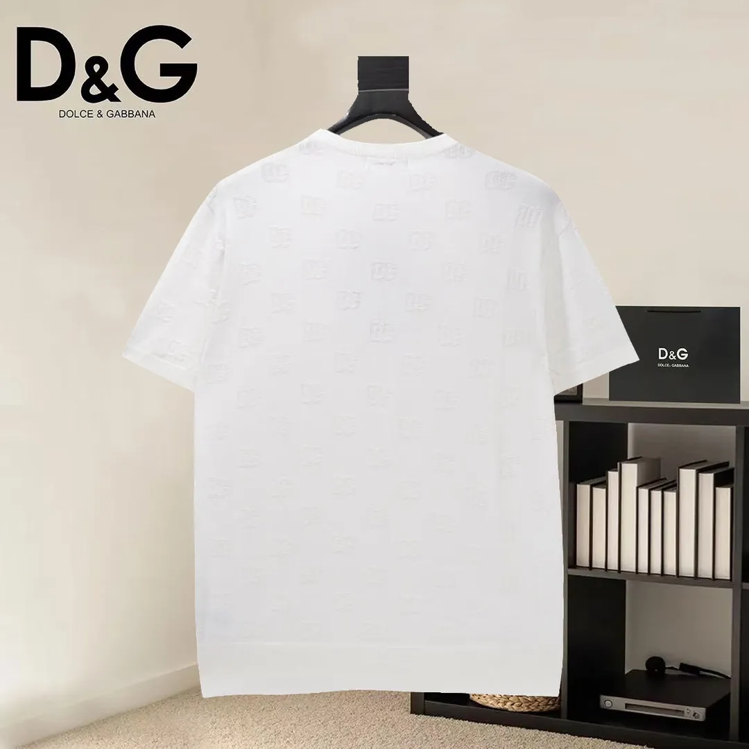 【 】 🐝（ ） DG 25ss OS Versatile ：100% : White Black Size：S M L XL